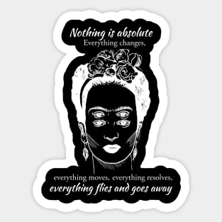 Frida Kahlo Quote Sticker